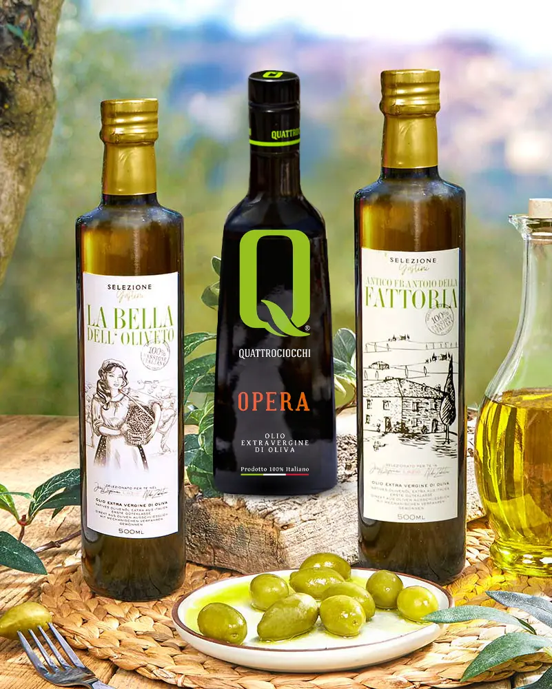 Top Trio 2025 - Olivenöl Sparset – mit hochwertiger Textur und Farbe